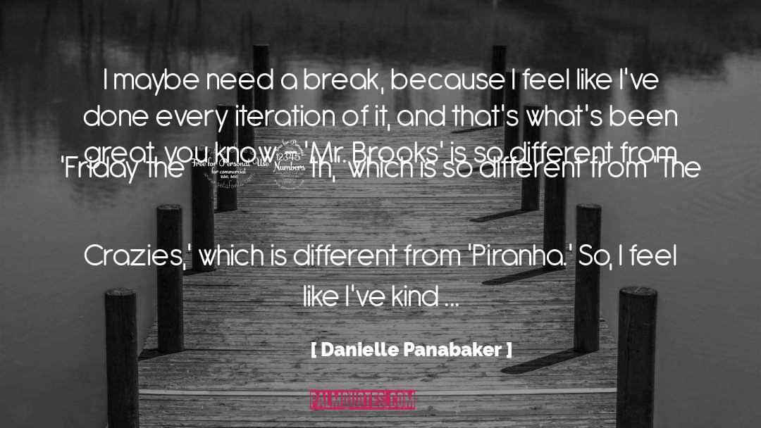 Iteration quotes by Danielle Panabaker