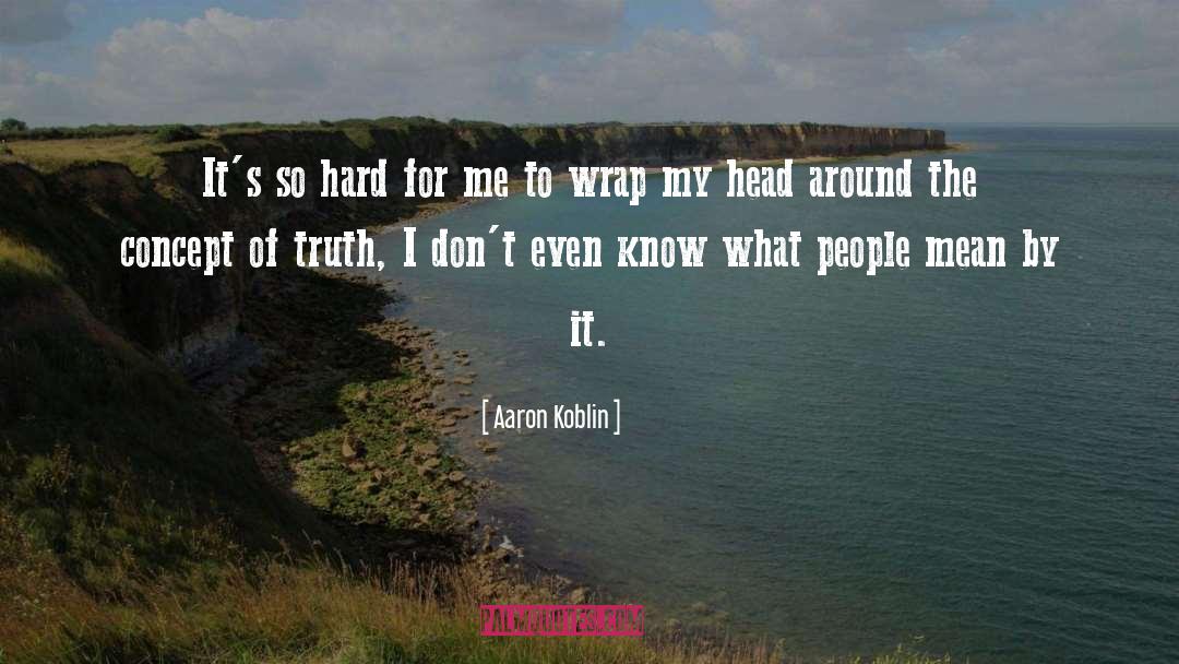 Its So Hard quotes by Aaron Koblin