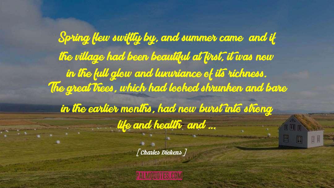 Its Spring quotes by Charles Dickens