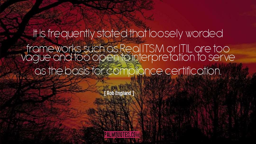 Itsm quotes by Rob England