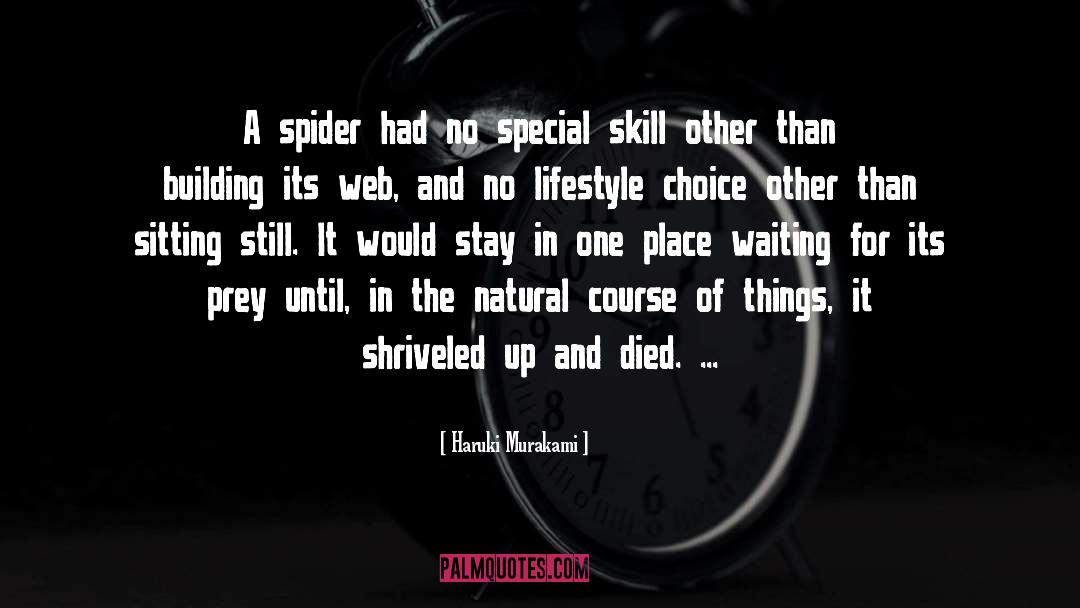 Itsy Bitsy Spider quotes by Haruki Murakami