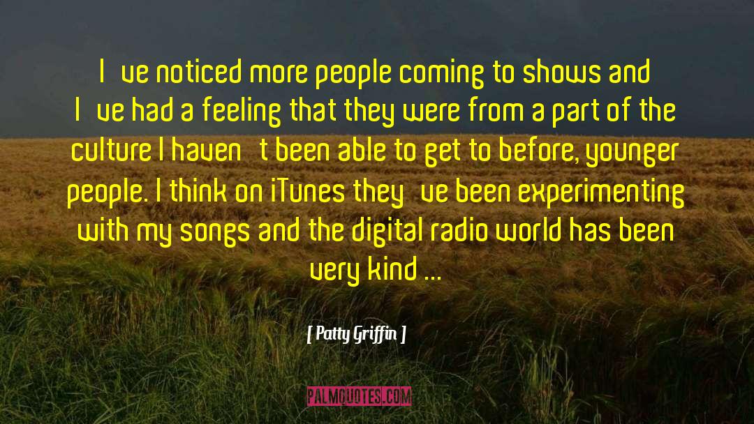 Itunes quotes by Patty Griffin