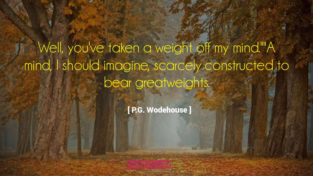 Ivanko Weights quotes by P.G. Wodehouse
