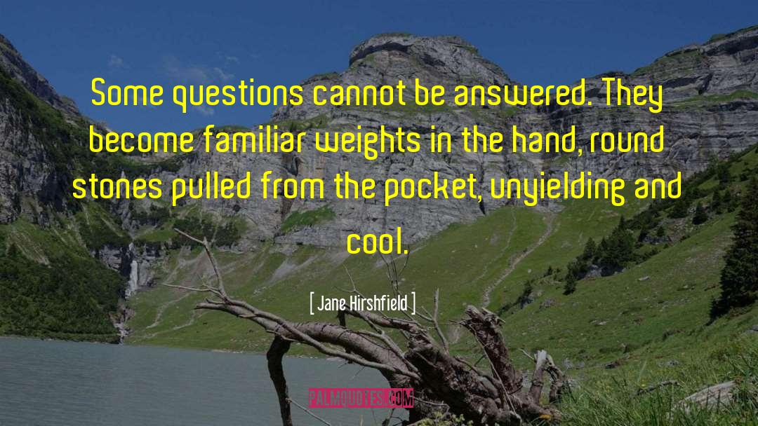 Ivanko Weights quotes by Jane Hirshfield