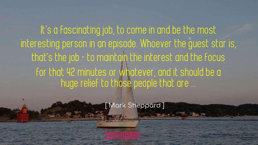 J Conrad Guest quotes by Mark Sheppard