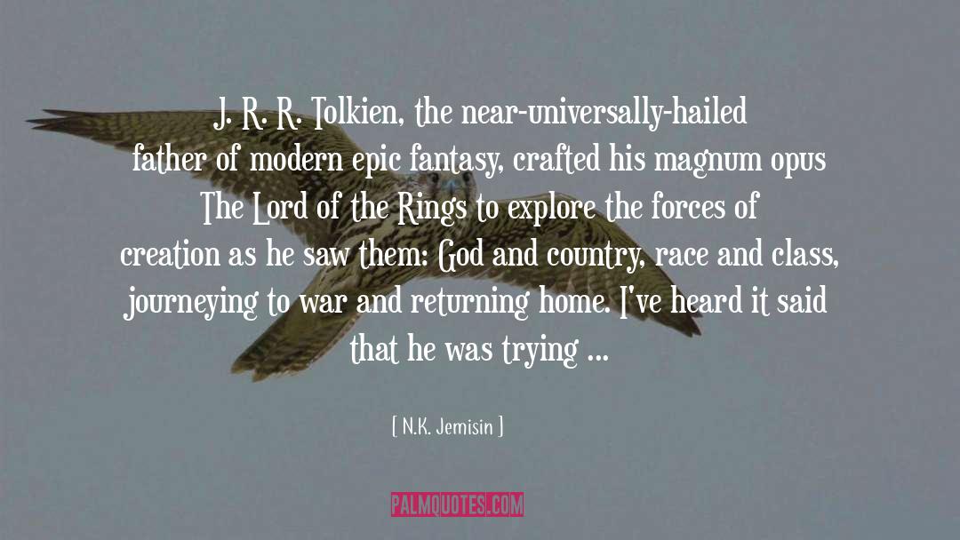 J R R Tolkien quotes by N.K. Jemisin