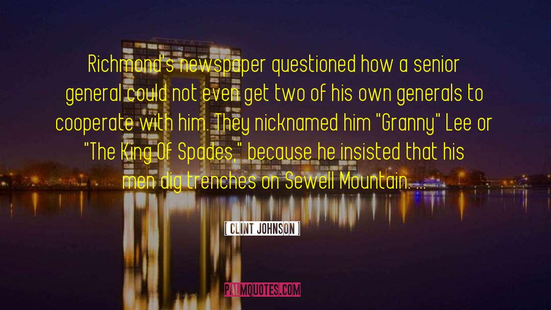 J Spades quotes by Clint Johnson
