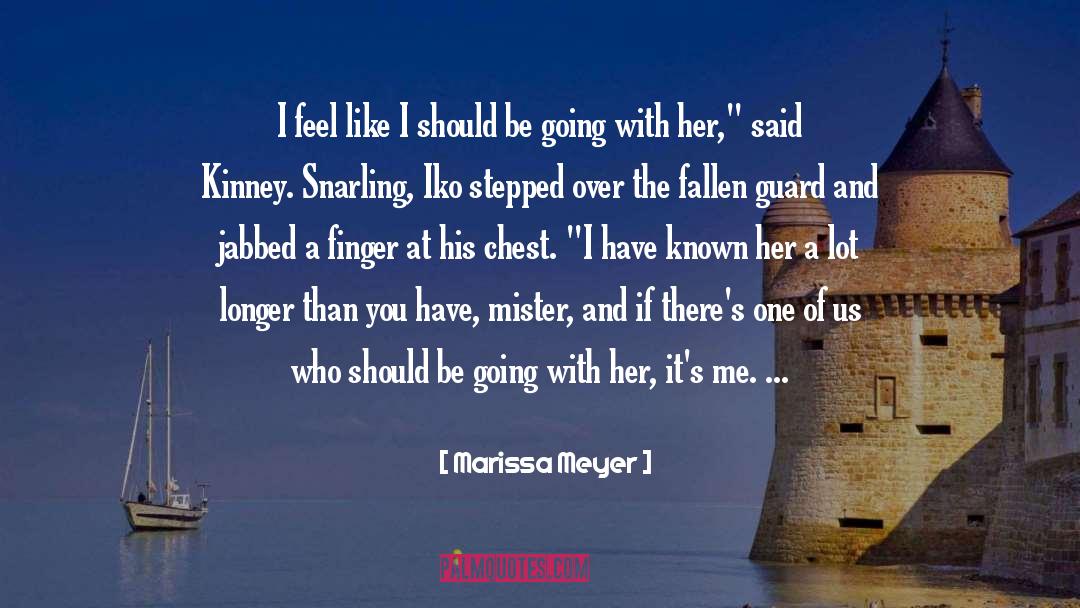 Jabbed With The Olecranon quotes by Marissa Meyer