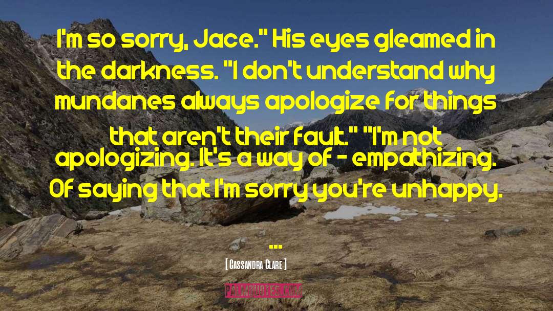 Jace Crestwell quotes by Cassandra Clare