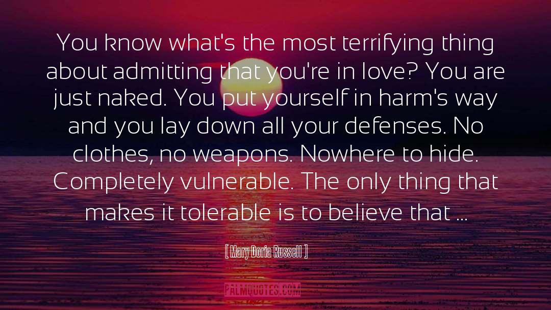 Jace Loves Weapons quotes by Mary Doria Russell