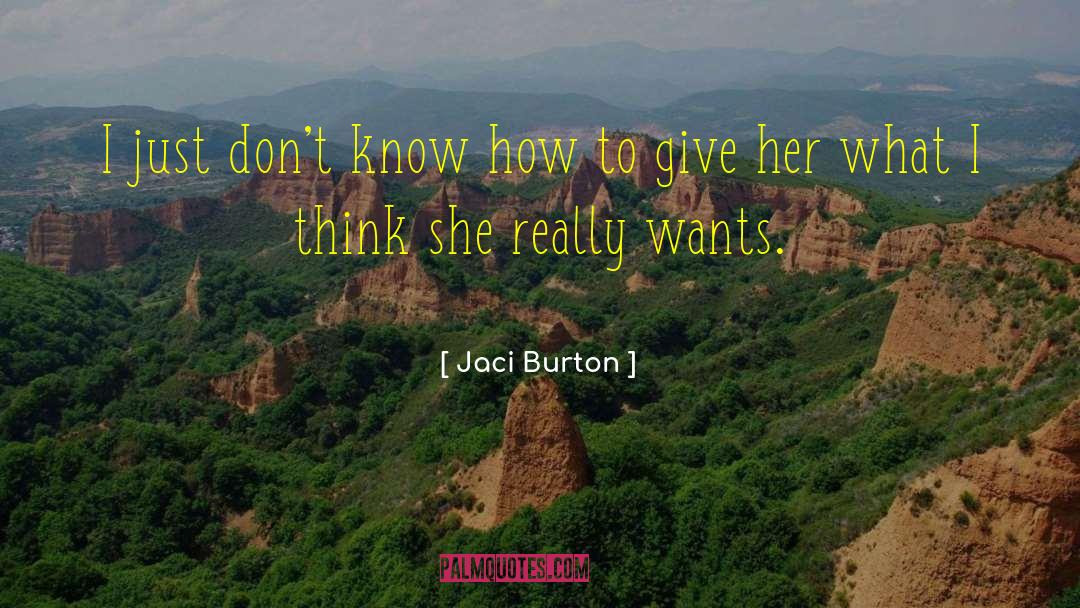 Jaci quotes by Jaci Burton