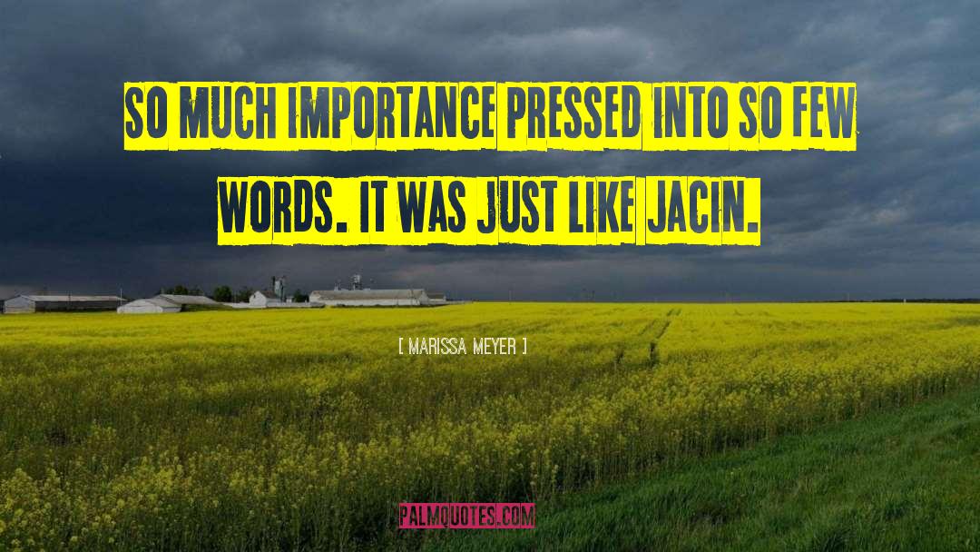 Jacin quotes by Marissa Meyer