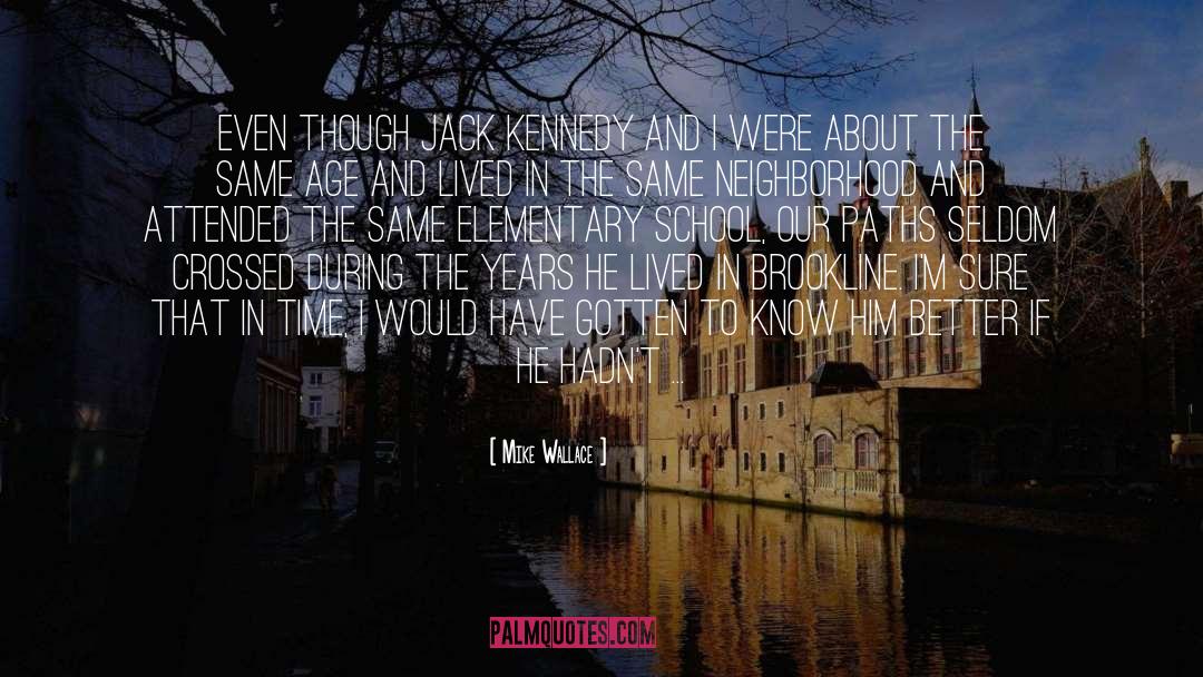 Jack Kennedy quotes by Mike Wallace