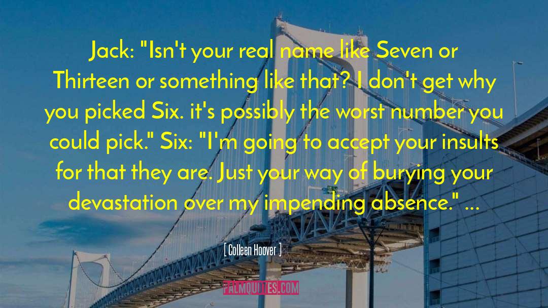 Jack To Samara quotes by Colleen Hoover