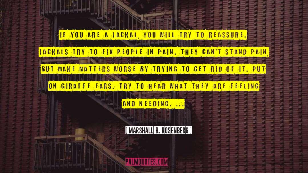 Jackal quotes by Marshall B. Rosenberg