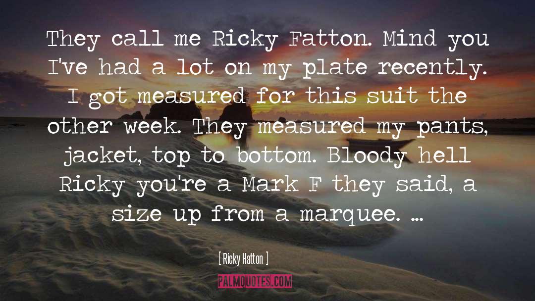 Jackets quotes by Ricky Hatton