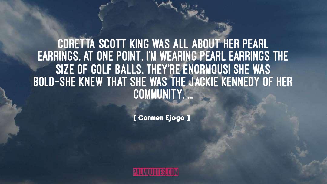 Jackie Kennedy quotes by Carmen Ejogo