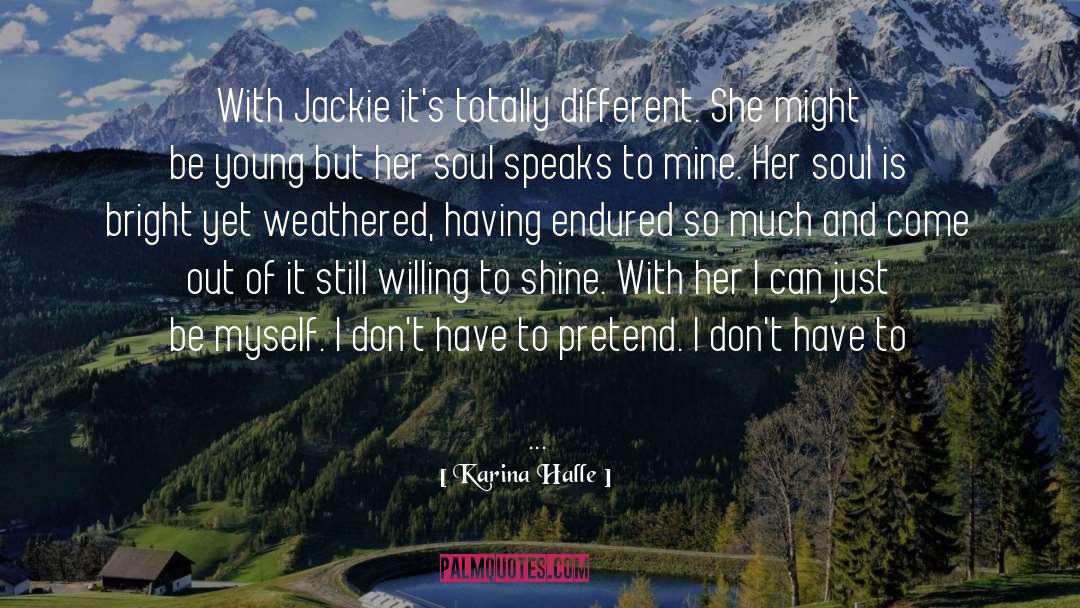 Jackie quotes by Karina Halle