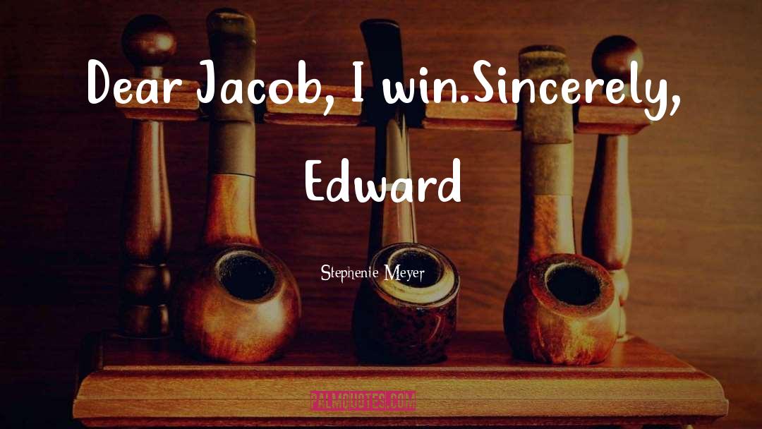 Jacob Appel quotes by Stephenie Meyer