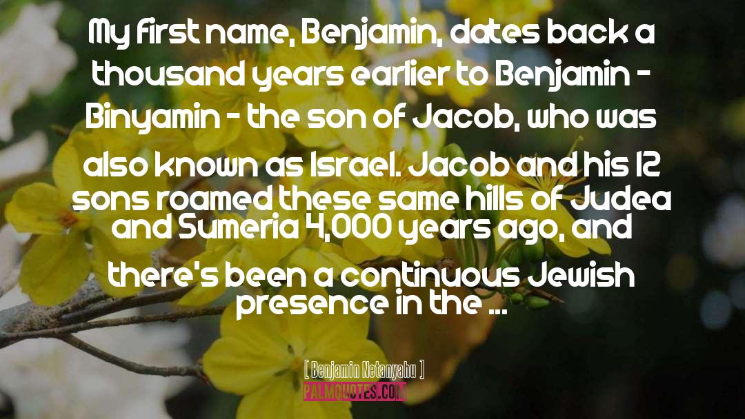 Jacob Boehme quotes by Benjamin Netanyahu