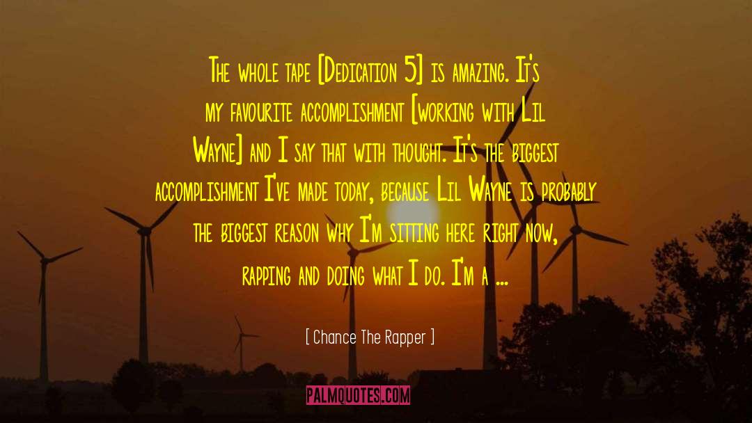 Jacquise Rapper quotes by Chance The Rapper
