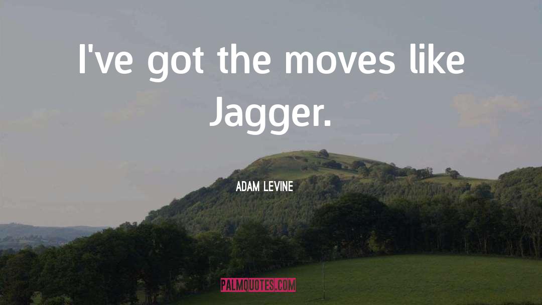 Jagger quotes by Adam Levine