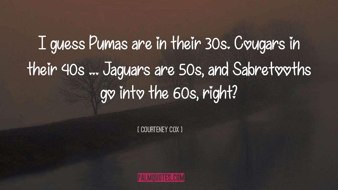 Jaguars quotes by Courteney Cox