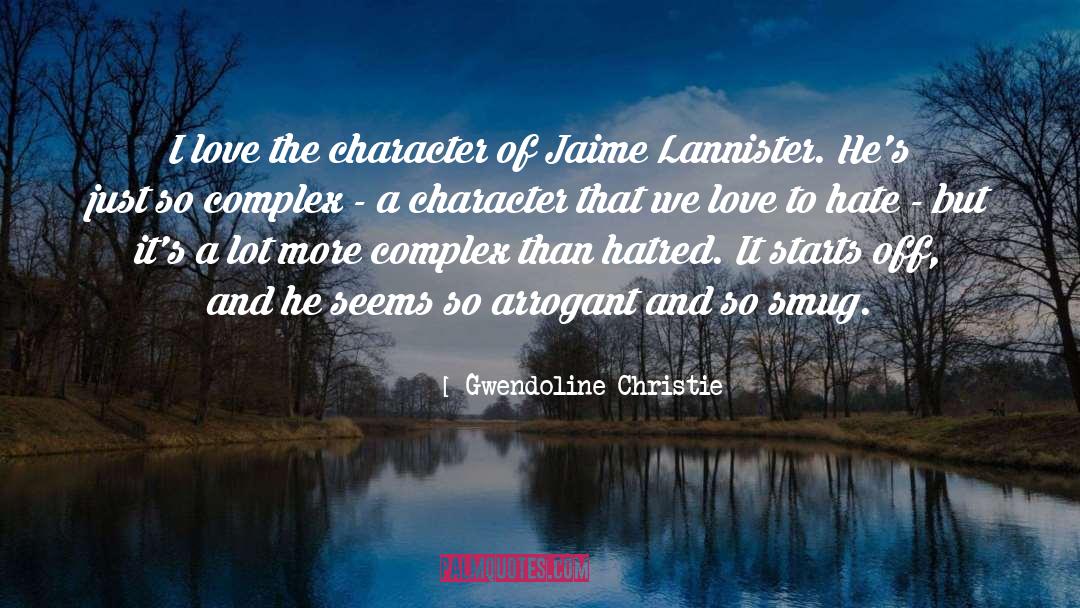 Jaime quotes by Gwendoline Christie