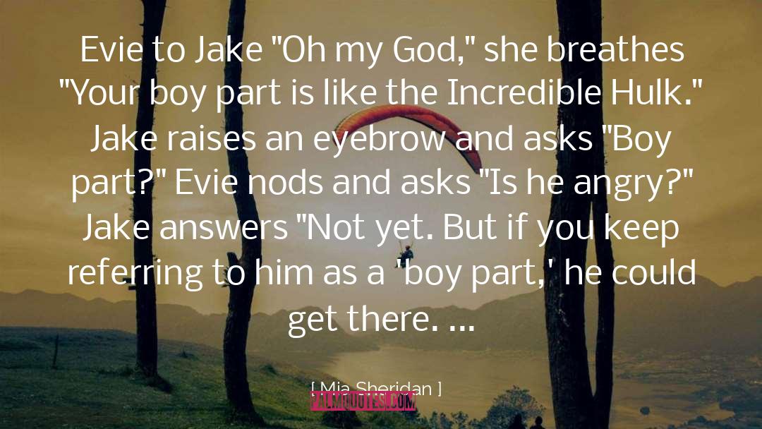 Jake Caplin quotes by Mia Sheridan