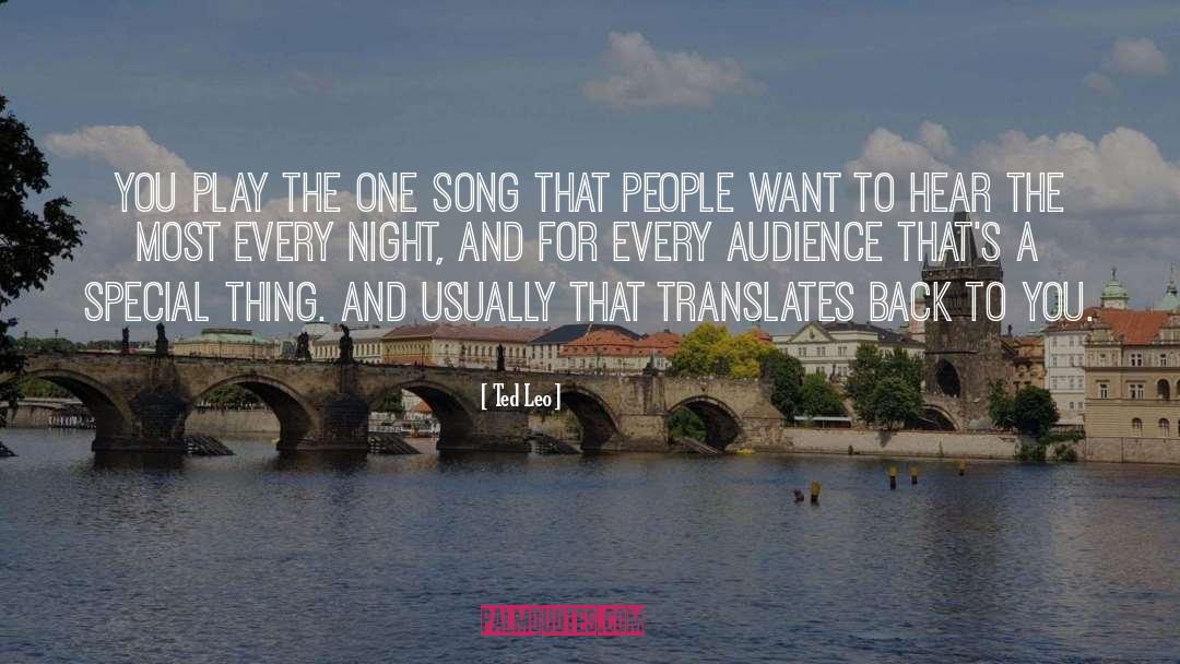 Jamaican Song quotes by Ted Leo