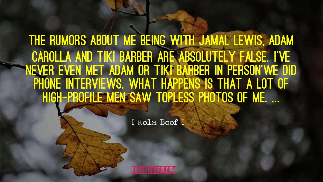 Jamal quotes by Kola Boof