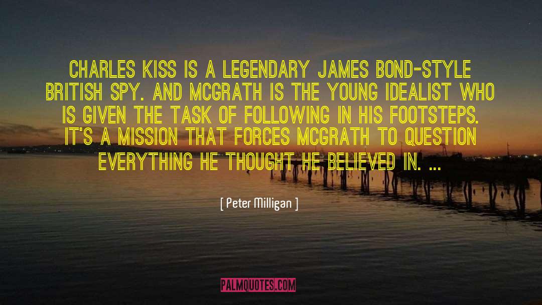 James Bond Espionage Ian Fleming quotes by Peter Milligan