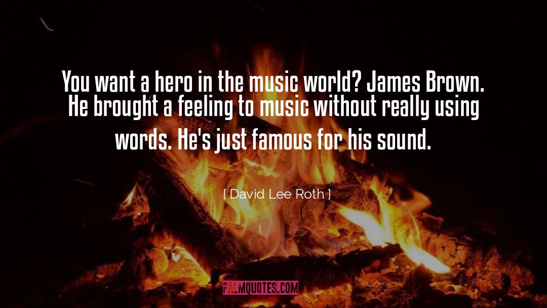 James Brown quotes by David Lee Roth