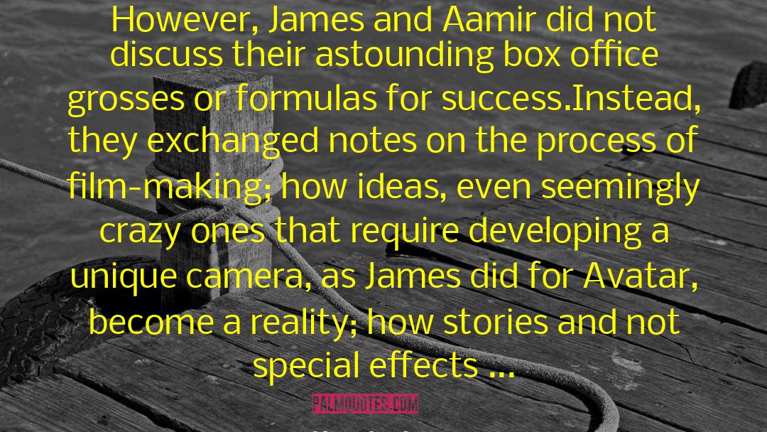 James Cameron quotes by Anupama Chopra