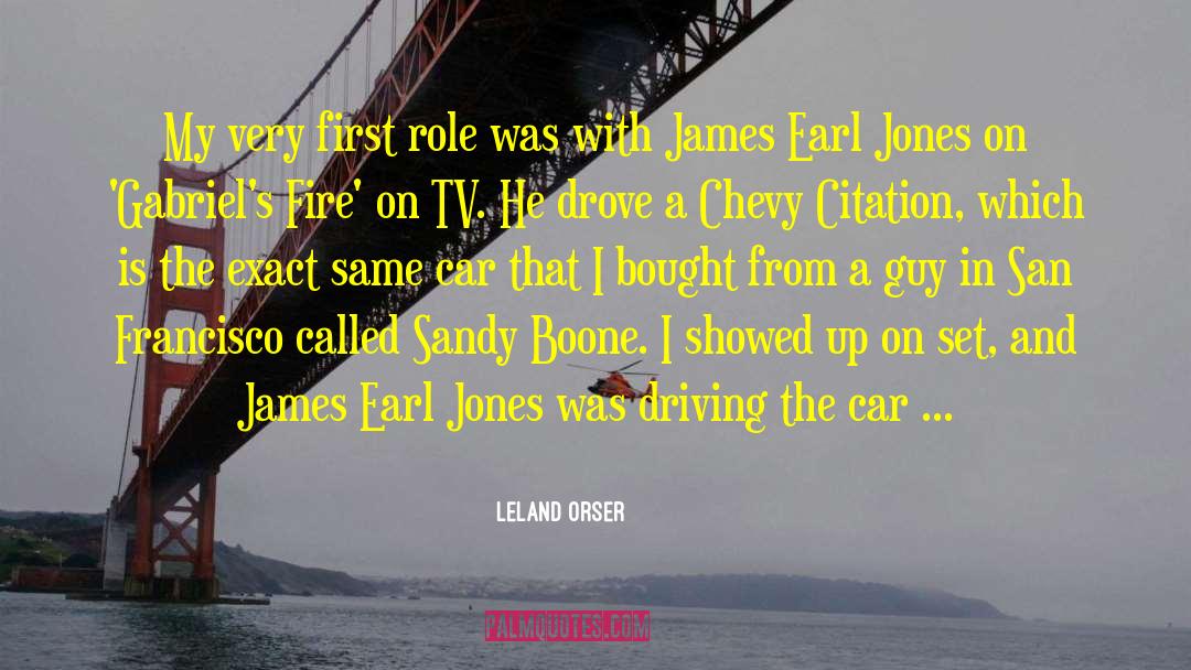 James Earl Jones quotes by Leland Orser