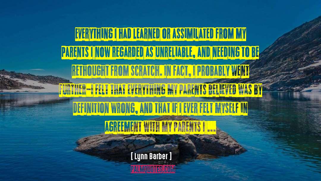 Jamgochian Lynn quotes by Lynn Barber