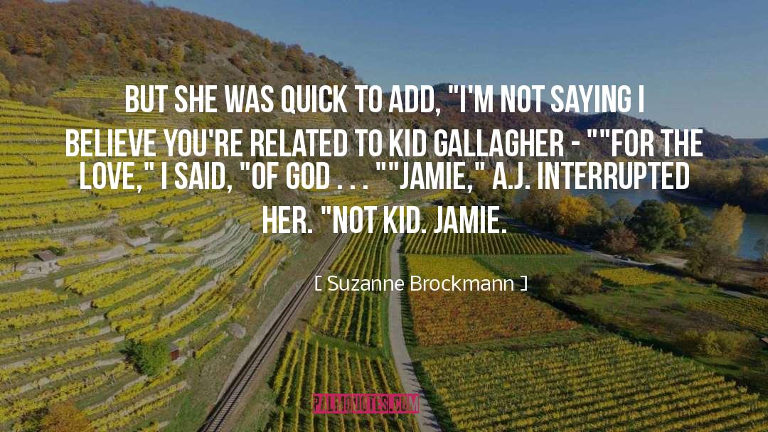 Jamie Bower quotes by Suzanne Brockmann