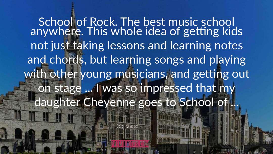 Jamie Private School Best quotes by Dee Snider