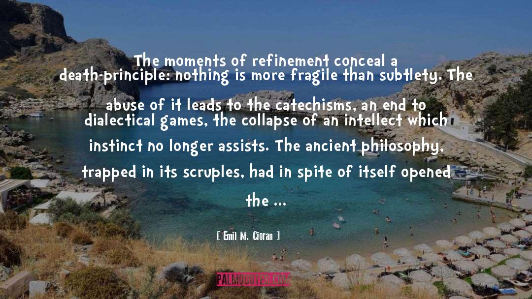 Jan Carlzon Moments Of Truth quotes by Emil M. Cioran