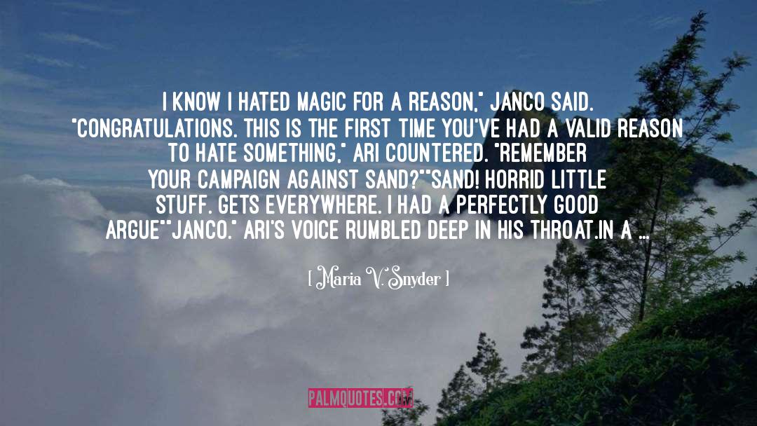 Janco quotes by Maria V. Snyder