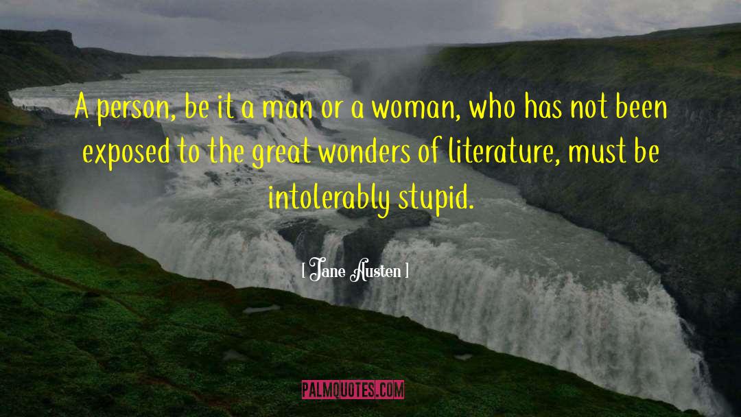 Jane Austen Literature Humor quotes by Jane Austen