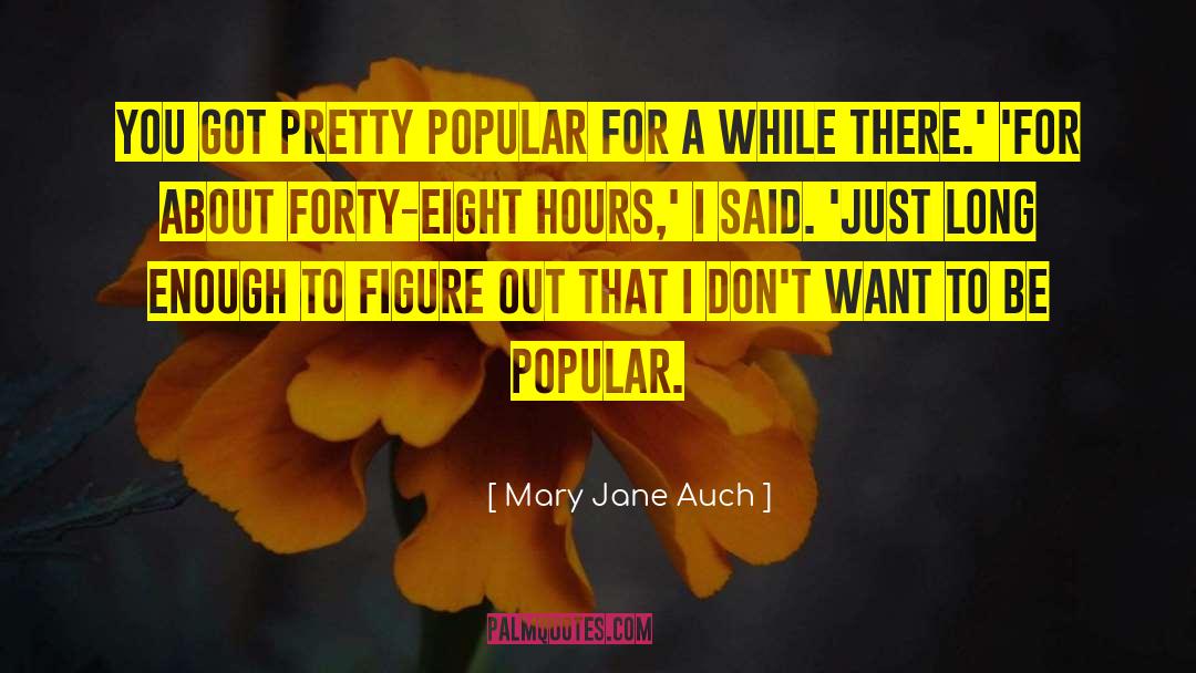 Jane Avril quotes by Mary Jane Auch
