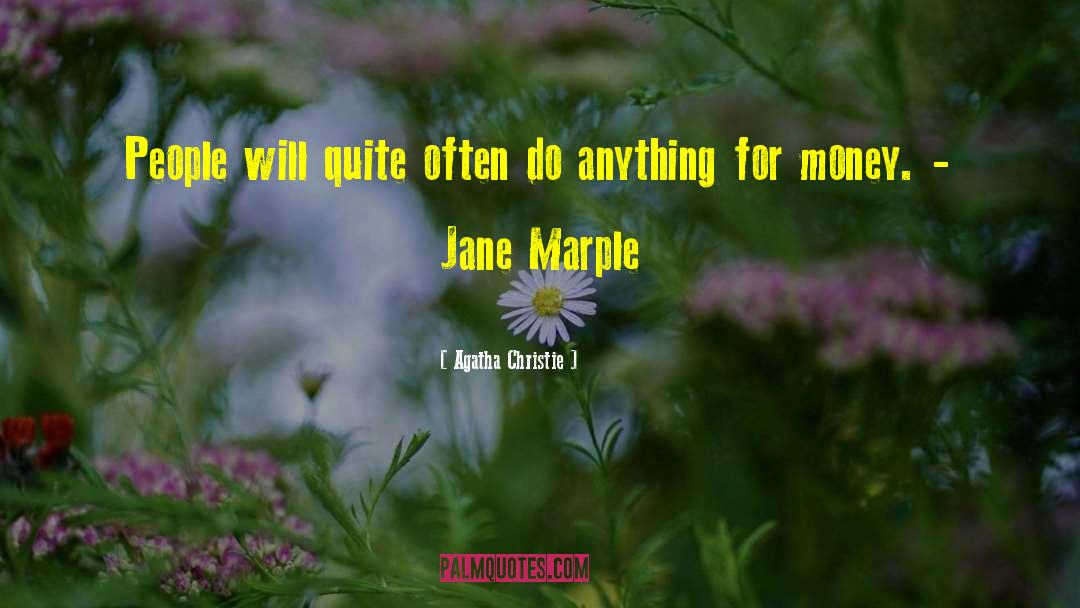 Jane Marple quotes by Agatha Christie