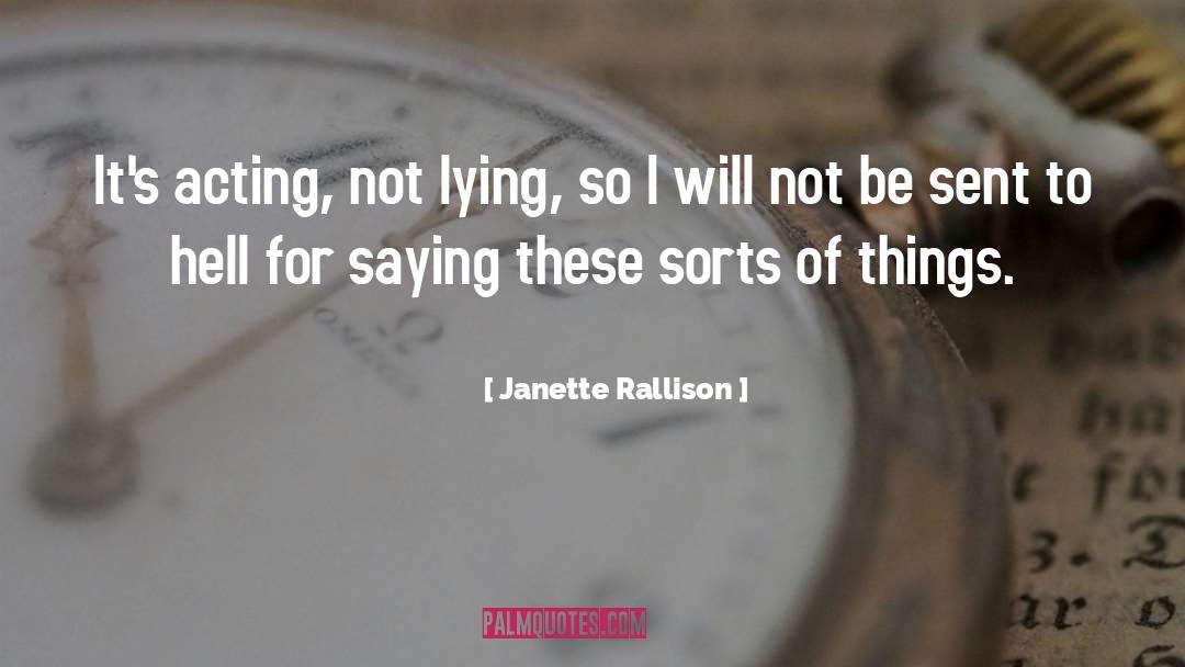 Janette quotes by Janette Rallison