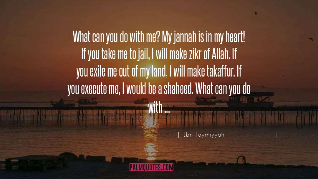 Jannah quotes by Ibn Taymiyyah
