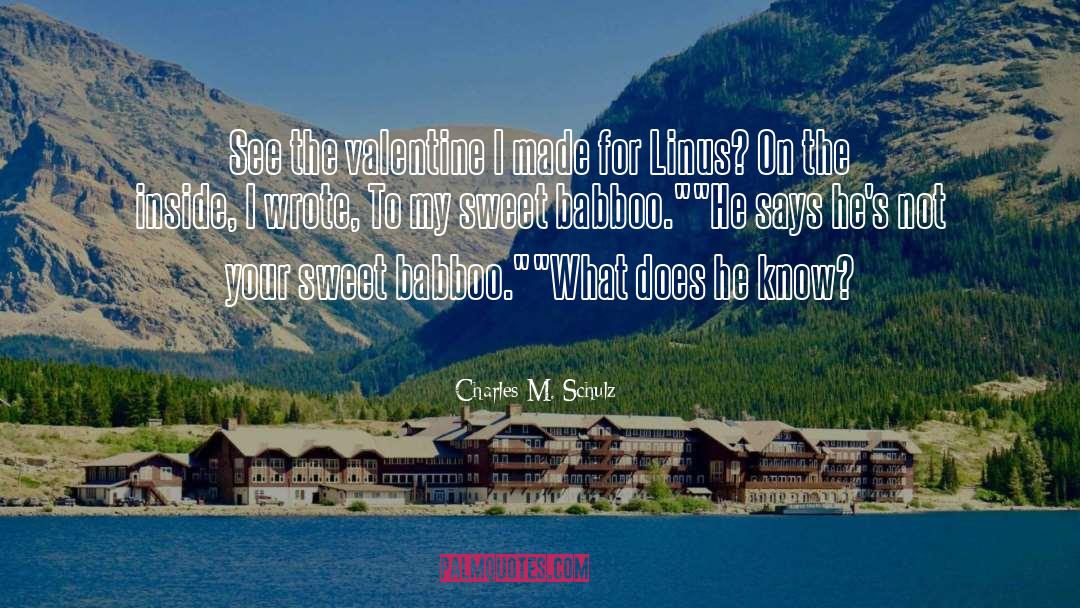 January Valentine quotes by Charles M. Schulz