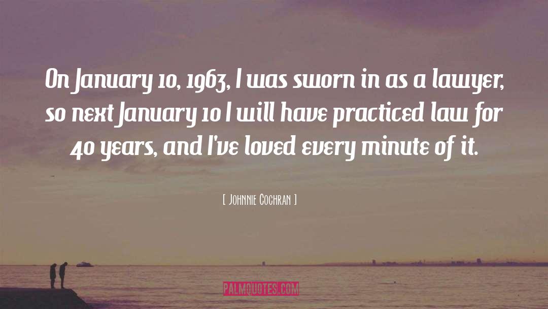 January Valentine quotes by Johnnie Cochran