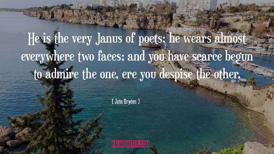 Janus quotes by John Dryden