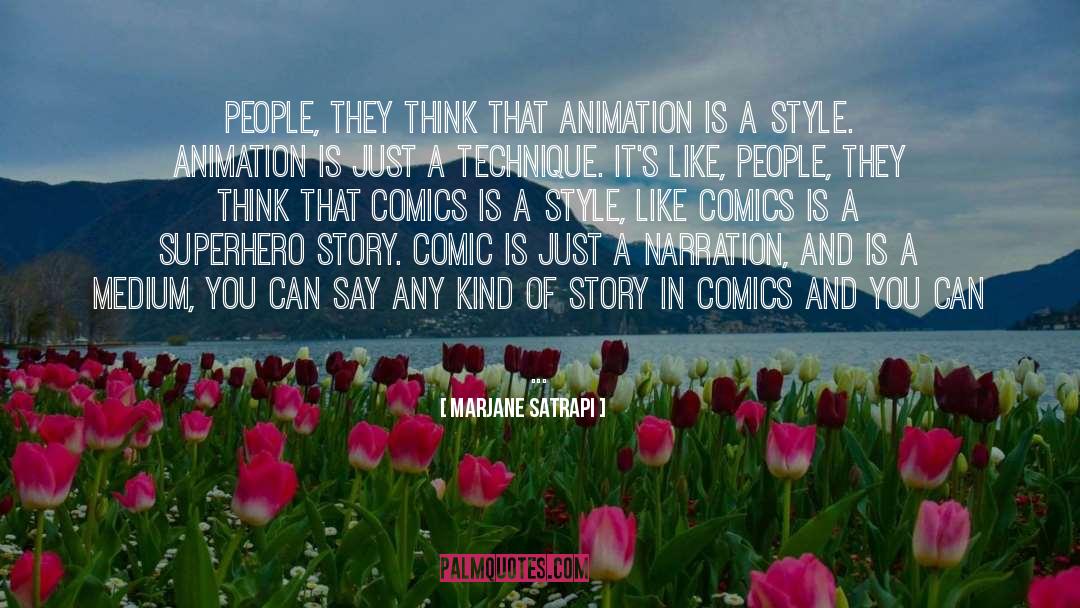 Japanese Animation quotes by Marjane Satrapi