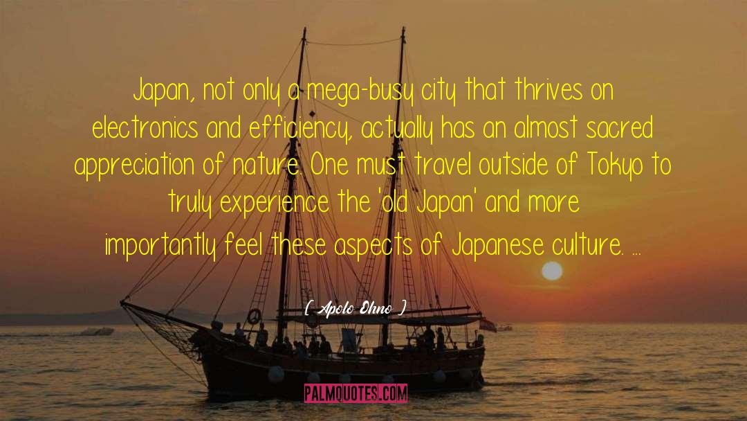 Japanese Culture quotes by Apolo Ohno